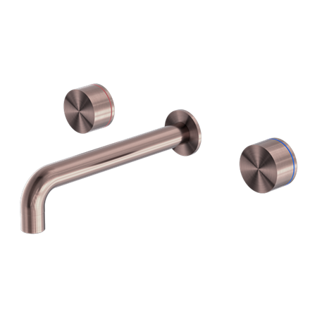 KARA WALL BASIN SET 180/217MM BRUSHED BRONZE