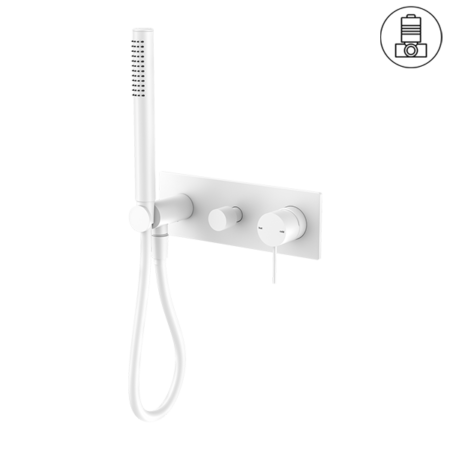 MECCA SHOWER MIXER DIVERTOR SYSTEM MATTE WHITE