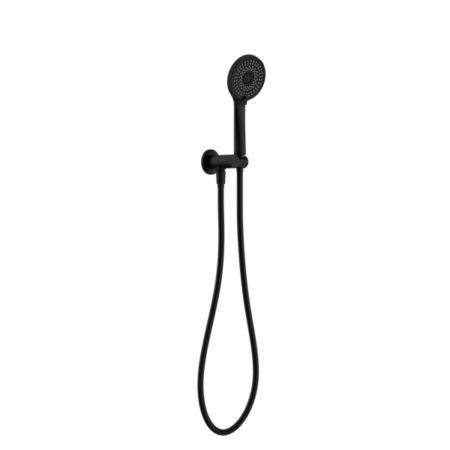 PROJECT ROUND SHOWER ON BRACKET 4 STAR RATING MATTE BLACK (NR320MB)