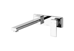 Radii Wall Bath Mixer Set 230mm