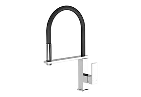 Vezz Flexible Hose Sink Mixer Square