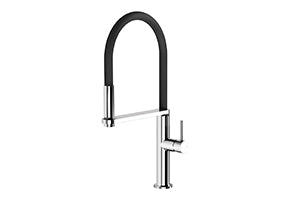 Blix Flexible Hose Sink Mixer Round