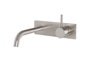 Vivid Slimline Up Basin / Bath Wall Mixer Set - Lead Free