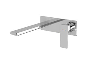 Gloss MKII SwitchMix Wall Basin / Bath Mixer Set 200mm (Complete Kit)