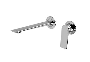 Kusabi SwitchMix Wall Basin / Bath Mixer Set 200mm (Fit-Off Kit Only) - Lead Free