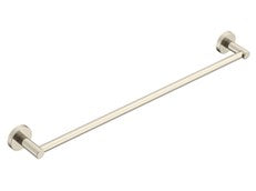 Soul Single Towel Rail 600mm Brushed Nickel