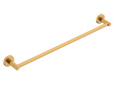 Soul Single Towel Rail 600mm Brushed Brass