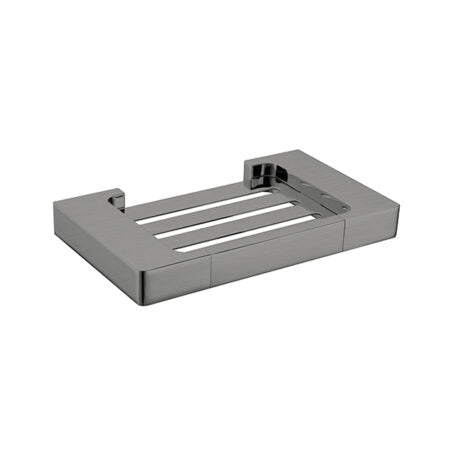 PEARL SOAP DISH HOLDER GUN METAL (NR8081GM)