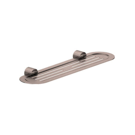 OPAL METAL SHOWER SHELF BRUSHED BRONZE (NR2587ABZ)