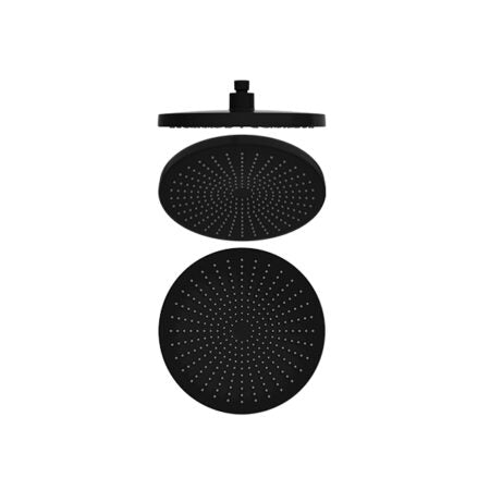 OPAL 250MM SHOWER HEAD MATTE BLACK (NR508079MB)