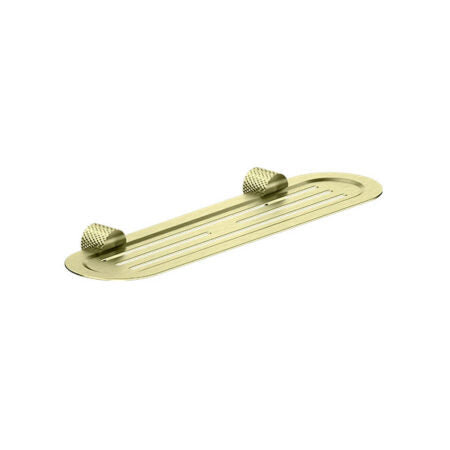 OPAL METAL SHOWER SHELF BRUSHED GOLD (NR2587ABG)