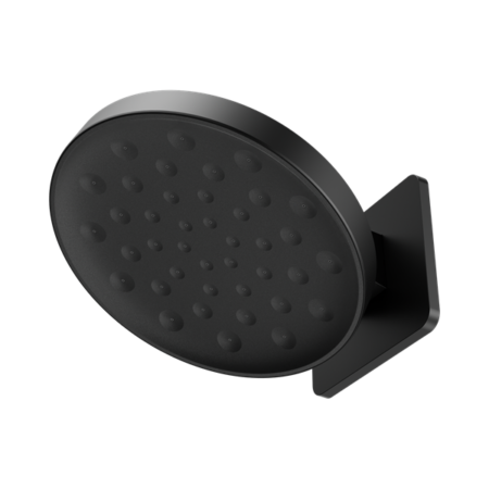 SERENITY WALL SHOWER HEAD MATTE BLACK (24D002MB)