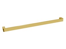 Brooklyn Single Towel Rail 600mm Brushed Brass