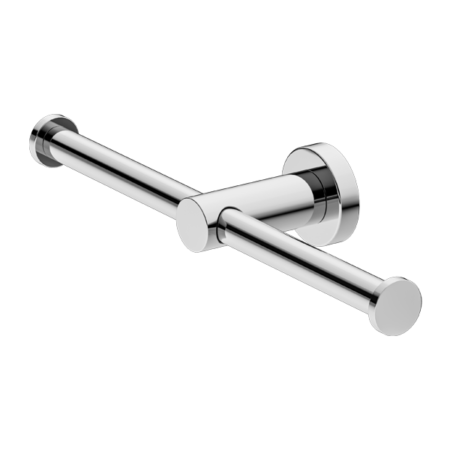 MECCA DOUBLE TOILET ROLL HOLDER CHROME (NR1986DCH)