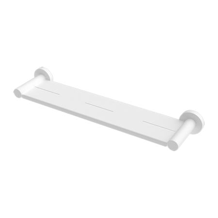 MECCA METAL SHOWER SHELF MATTE WHITE (NR1987AMW)