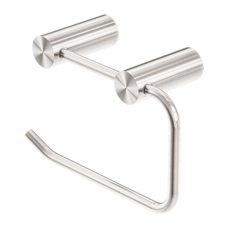 NEW MECCA TOILET ROLL HOLDER BRUSHED NICKEL (NR2386BN)