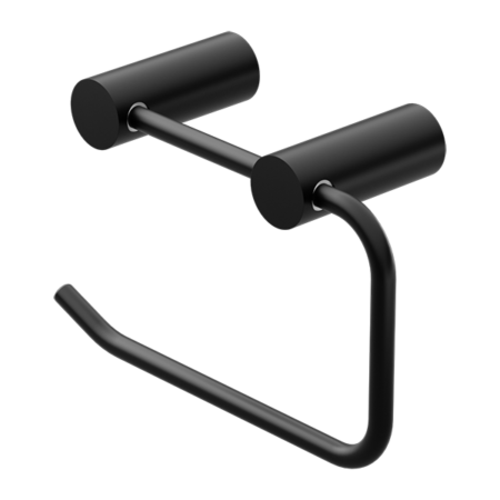NEW MECCA TOILET ROLL HOLDER MATTE BLACK (NR2386MB)