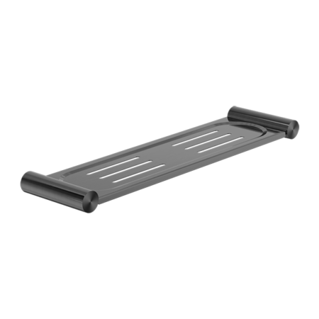 NEW MECCA METAL SHOWER SHELF GUN METAL (NR2387AGM)