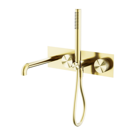 OPAL PROGRESSIVE SHOWER SYSTEM WITH SPOUT 230/250MM BRUSHED GOLD