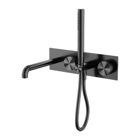 OPAL PROGRESSIVE SHOWER SYSTEM WITH SPOUT 230/250MM GRAPHITE