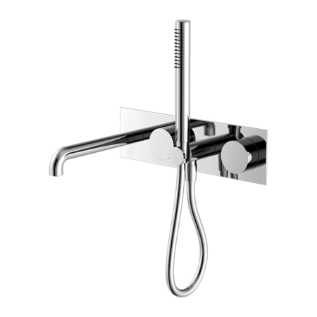 KARA PROGRESSIVE SHOWER SYSTEM WITH SPOUT 230/250MM CHROME
