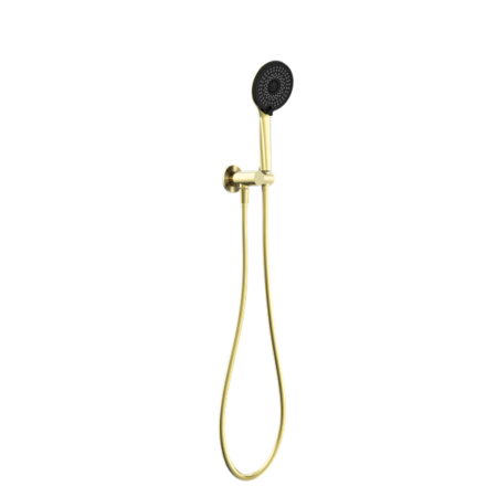 PROJECT ROUND SHOWER ON BRACKET 4 STAR RATING BRUSHED GOLD (NR320BG)