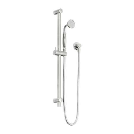 YORK SHOWER RAIL WITH METAL HAND SHOWER BRUSHED NICKEL (NR692105A02BN)