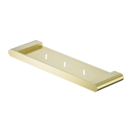 BIANCA METAL SHOWER SHELF BRUSHED GOLD (NR9087ABG)