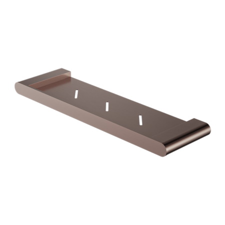 BIANCA METAL SHOWER SHELF BRUSHED BRONZE (NR9087ABZ)
