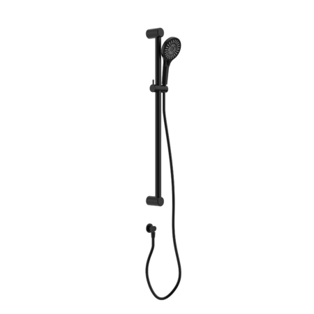 MECCA CARE 32MM GRAB RAIL AND ADJUSTABLE SHOWER RAIL SET 900MM MATTE BLACK (NRCS005MB)