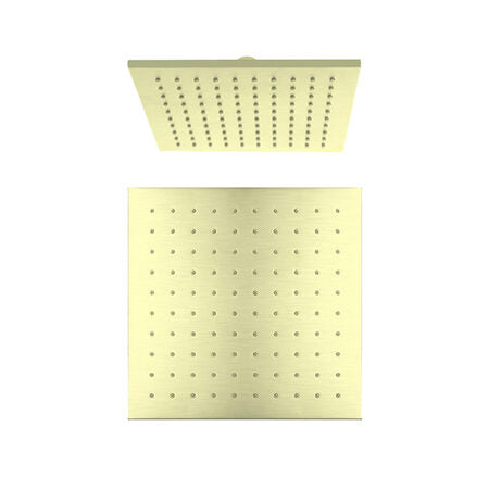 250MM SQUARE SHOWER HEAD BRUSHED GOLD (NRROB1003BG)
