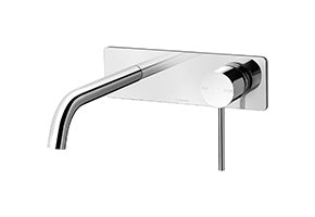 Vivid Slimline SwitchMix Wall Basin / Bath Mixer Set 180mm (Fit-Off Kit Only) - Lead Free
