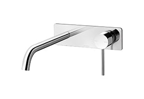 Vivid Slimline SwitchMix Wall Basin / Bath Mixer Set 230mm (Fit-Off Kit Only)