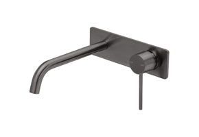 Vivid Slimline SwitchMix Wall Basin / Bath Mixer Set 230mm (Fit-Off Kit Only) - Lead Free