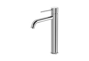 Vivid Slimline Vessel Mixer Curved Outlet - Lead Free