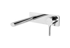 Vivid Slimline Oval SwitchMix Wall Basin / Bath Mixer Set 175mm (Fit-Off Kit Only)