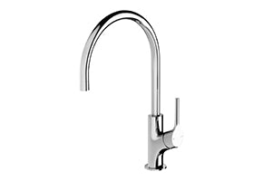 Vivid Slimline Oval Sink Mixer 220mm Gooseneck