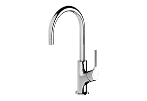 Vivid Slimline Oval Sink Mixer 160mm Gooseneck