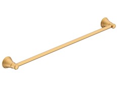 Eternal Single Towel Rail 600mm Brushed Brass