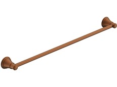 Eternal Single Towel Rail 600mm Brushed Copper