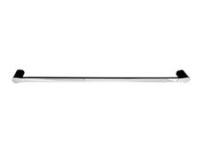 Manhattan Single Towel Rail 900mm Matte Black & Chrome