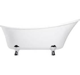 Luxury High Back Free Standing Clawfoot Bath White 1760 x 740 x 720-0