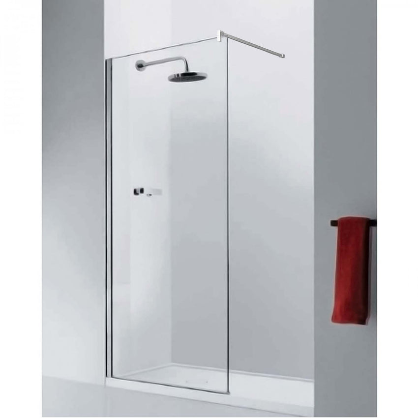 Topaz Fixed Shower Panel Satin Silver 1200 x 2000-0